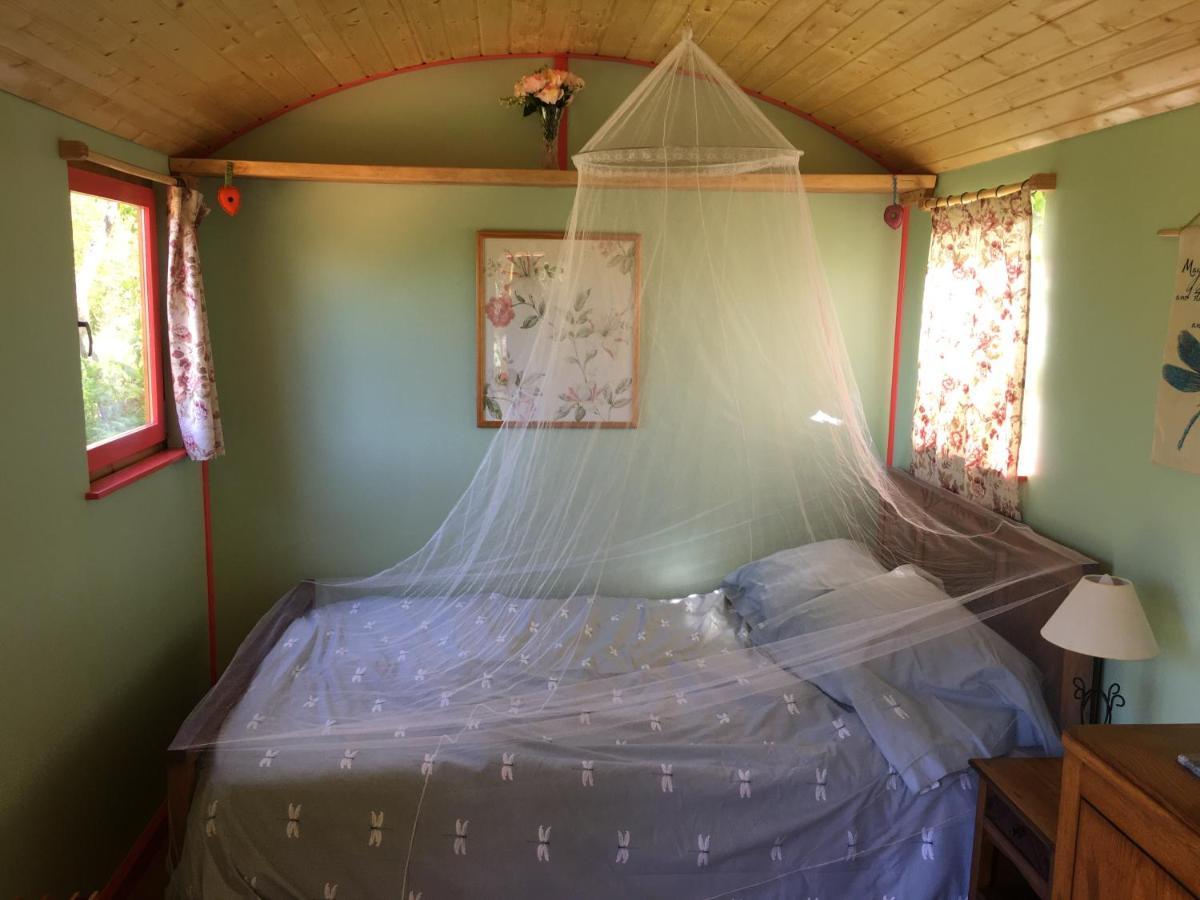 Rosa The Cosy Cabin - Gypsy Wagon - Shepherds Hut, River Views Off-Grid Eco Living Pedrogao Grande Buitenkant foto