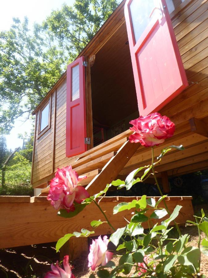 Rosa The Cosy Cabin - Gypsy Wagon - Shepherds Hut, River Views Off-Grid Eco Living Pedrogao Grande Buitenkant foto