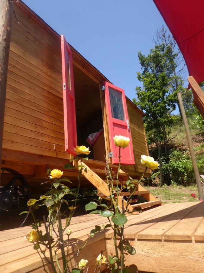 Rosa The Cosy Cabin - Gypsy Wagon - Shepherds Hut, River Views Off-Grid Eco Living Pedrogao Grande Buitenkant foto
